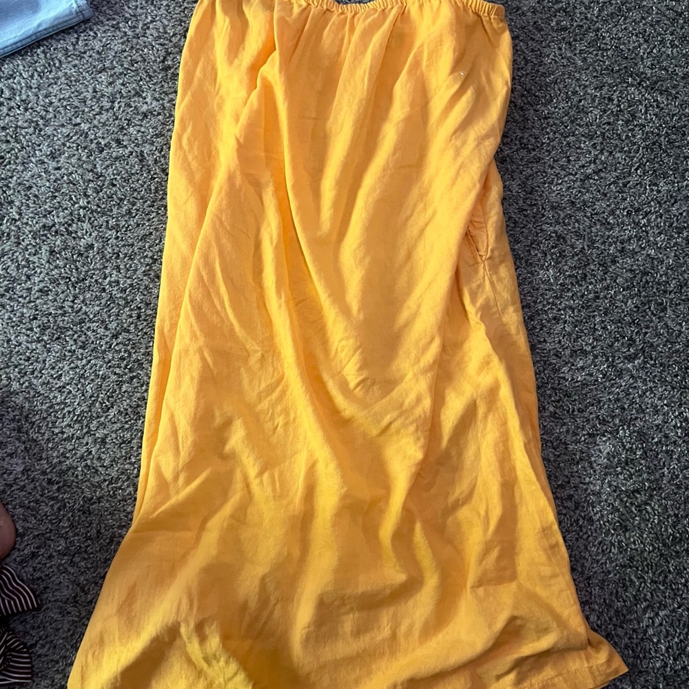 Bright Yellow Maxi Skirt